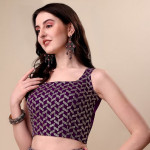 Embroidered Sequinned Semi-Stitched Lehenga & Unstitched Blouse With Dupatta