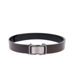 Men Brown Solid Leather Belt